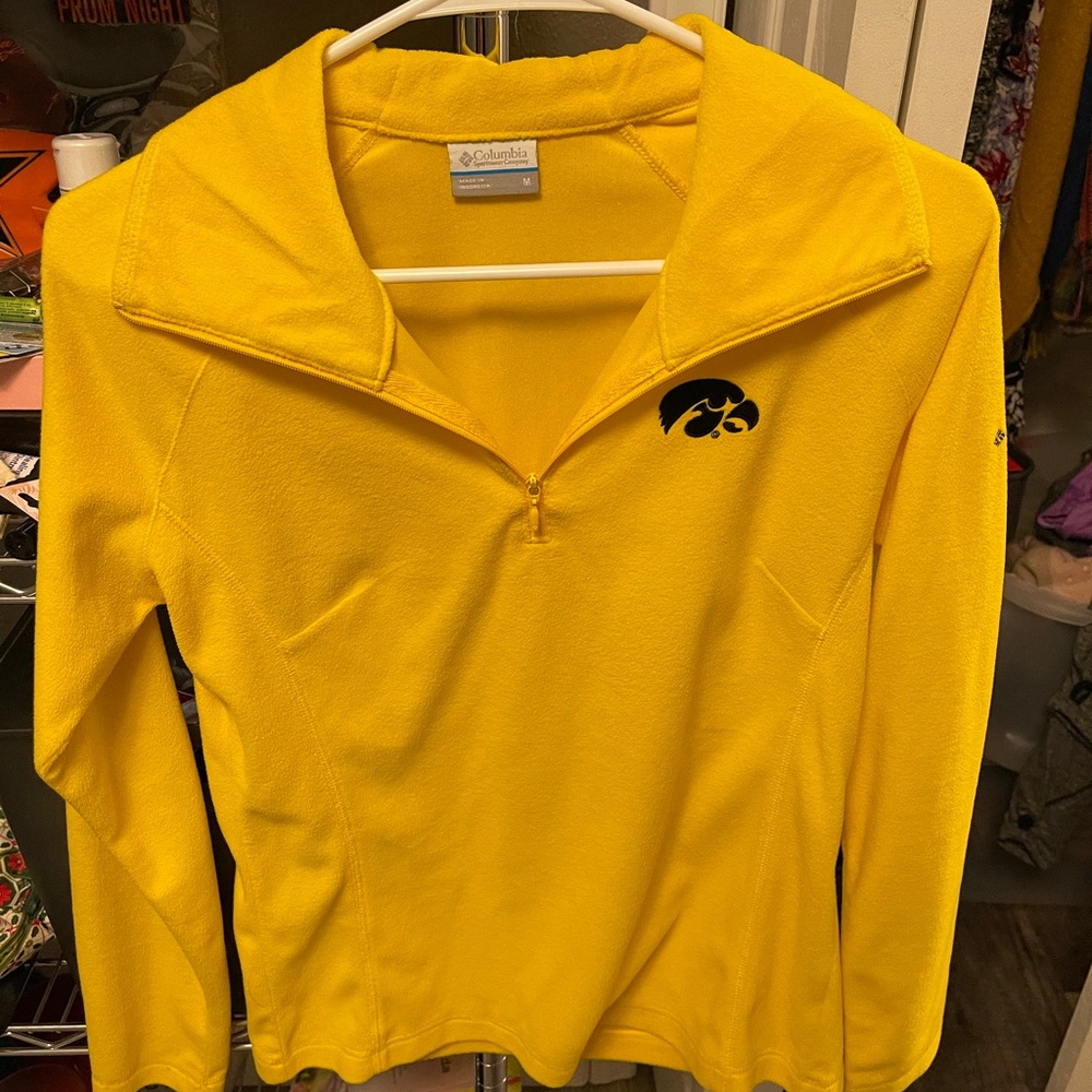 Iowa Hawkeye Fleece Quarter Zip